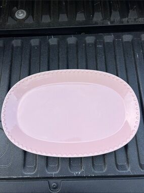 Paris Hilton Pink Oval Ceramic Serving Platter